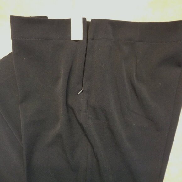NWT Talbots Heritage Black Career Pants Dress Slacks for Work Side Zipper - Picture 2 of 7